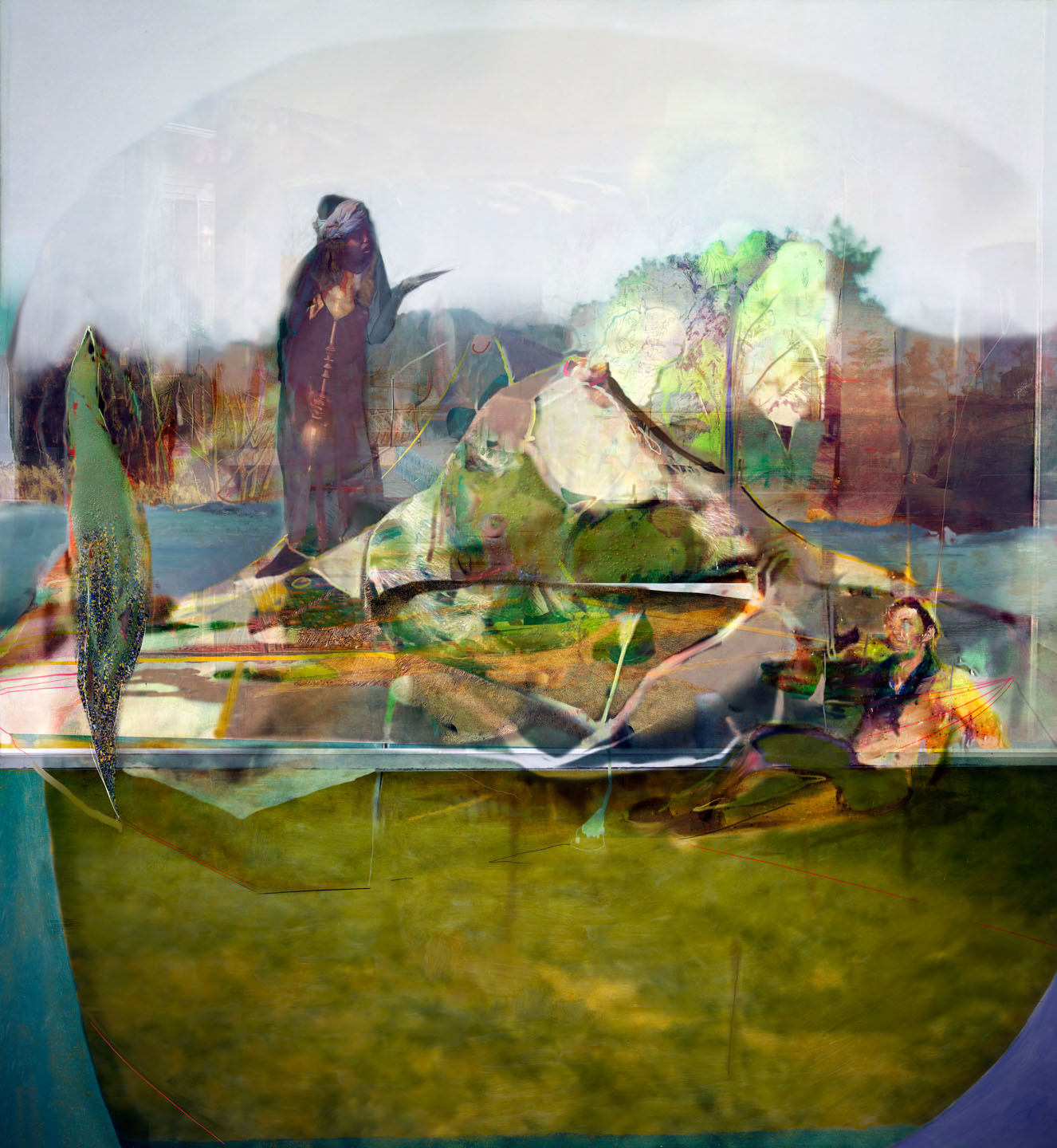 Alex Fischer, Trouble on Volcano Sundae, 2010, 16×14.7 inch digital matte giclee